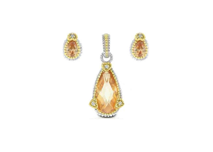 Dual Tone Plated | Fashion Pendant Sets